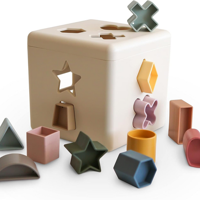 mushie Shape Sorting Box | Educational Learning