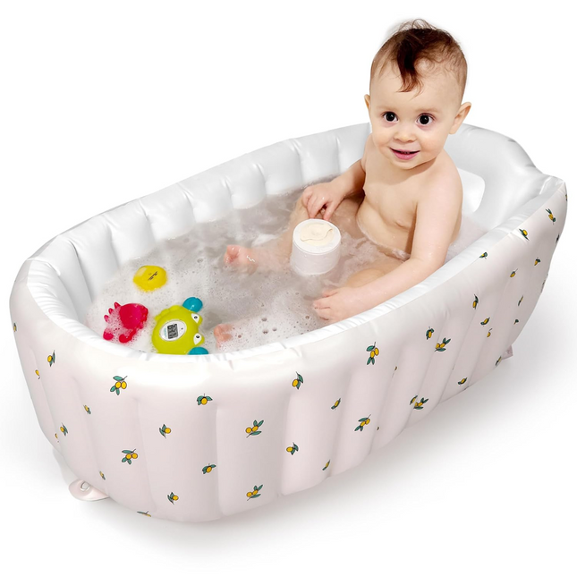 Inflatable Baby Bathtub with Built-in Air Pump