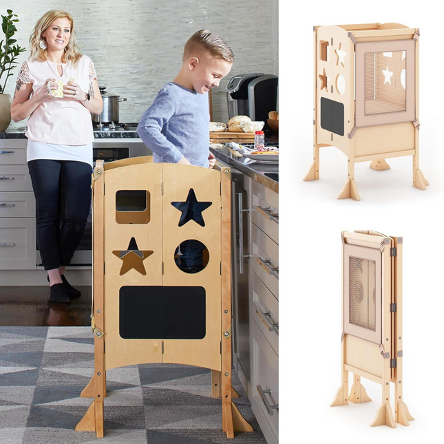 Classic toddler Kitchen Helper® Stool - wooden